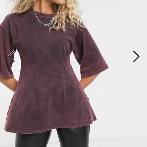 ASOS DESIGN tshirt with seam corset - Picture 4 of 8